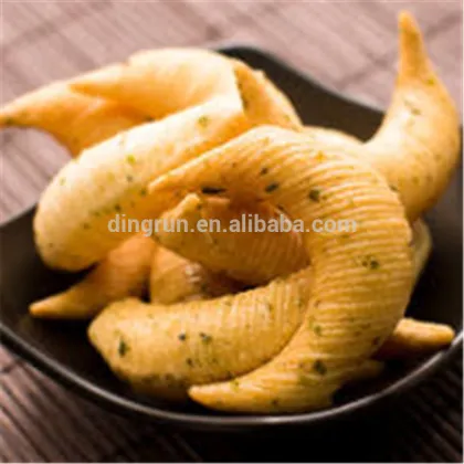 The fried snack food production line for bugle