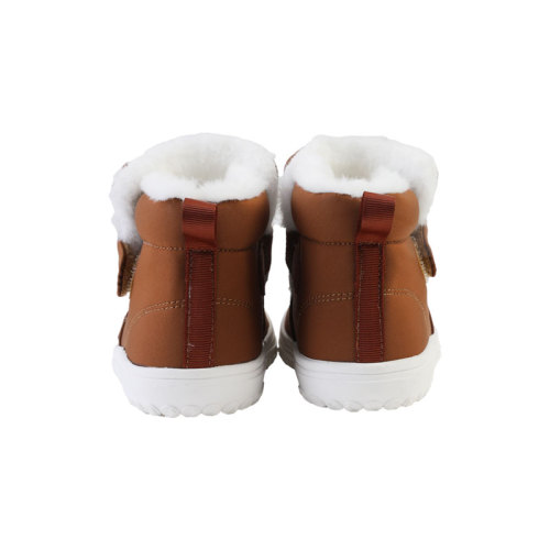 Children Solid Color Ergonomic Snow Boots