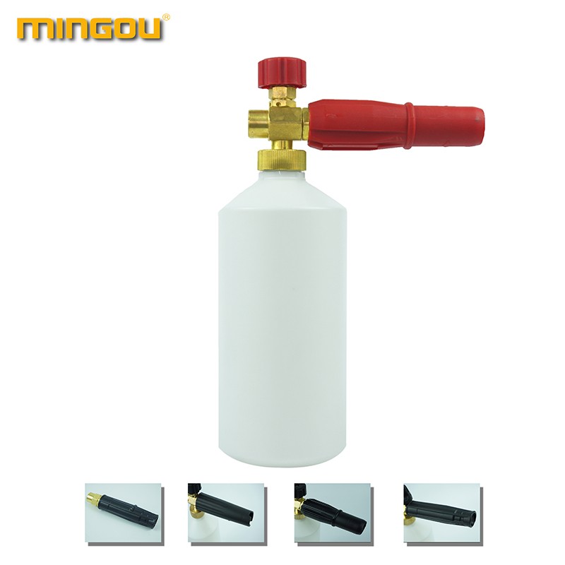 High Pressure Washer Parts Snow Foam Lance Cannon With 1L Bottle