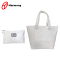 Shopping bag donna logo personalizzato bianco con borsa economica