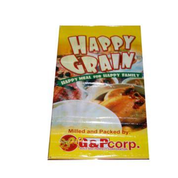 Laminated pp woven bag for rice packing