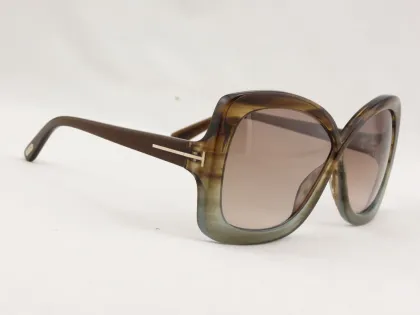 Tortoisesh Beige Double Color Frame Ladies Tom Ford Prescription Sunglasses Tf 0227 86j