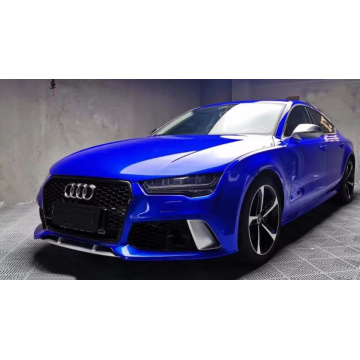 PET Gloss Metallic Bright Blue Car Vinyl