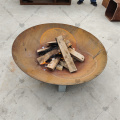 Outdoor corten steel Garden Round Bowl Fire Pit