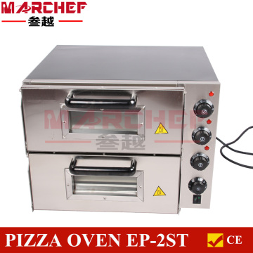 Commercial Restaurant Baking Equipment 2 decks Portable Electric Pizza Oven Sale