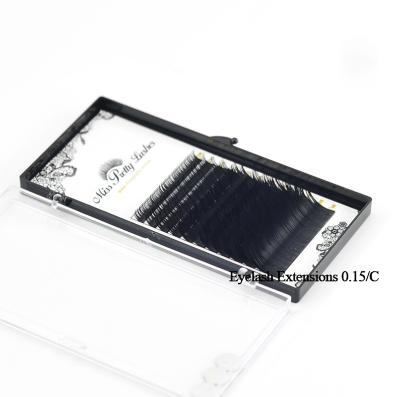 China Private Label Single Mink Eyelash Extensions, Kualitas ...