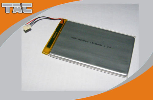 Gsp035088 3.7v 1500mah Polymer Lithium Ion Battery With Pcb