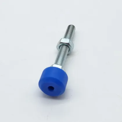 Custom plastic Handle Thumb Screw on rubber feet