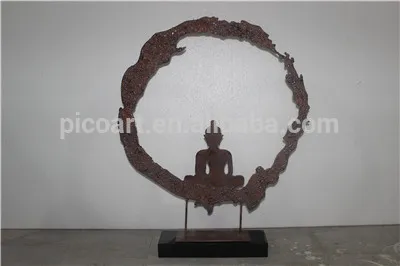 Bodhi image metal sculpture