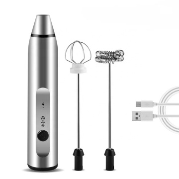 USB Charging Handheld Mini Egg Beater Milk Frother Coffee Mixer Foam Maker