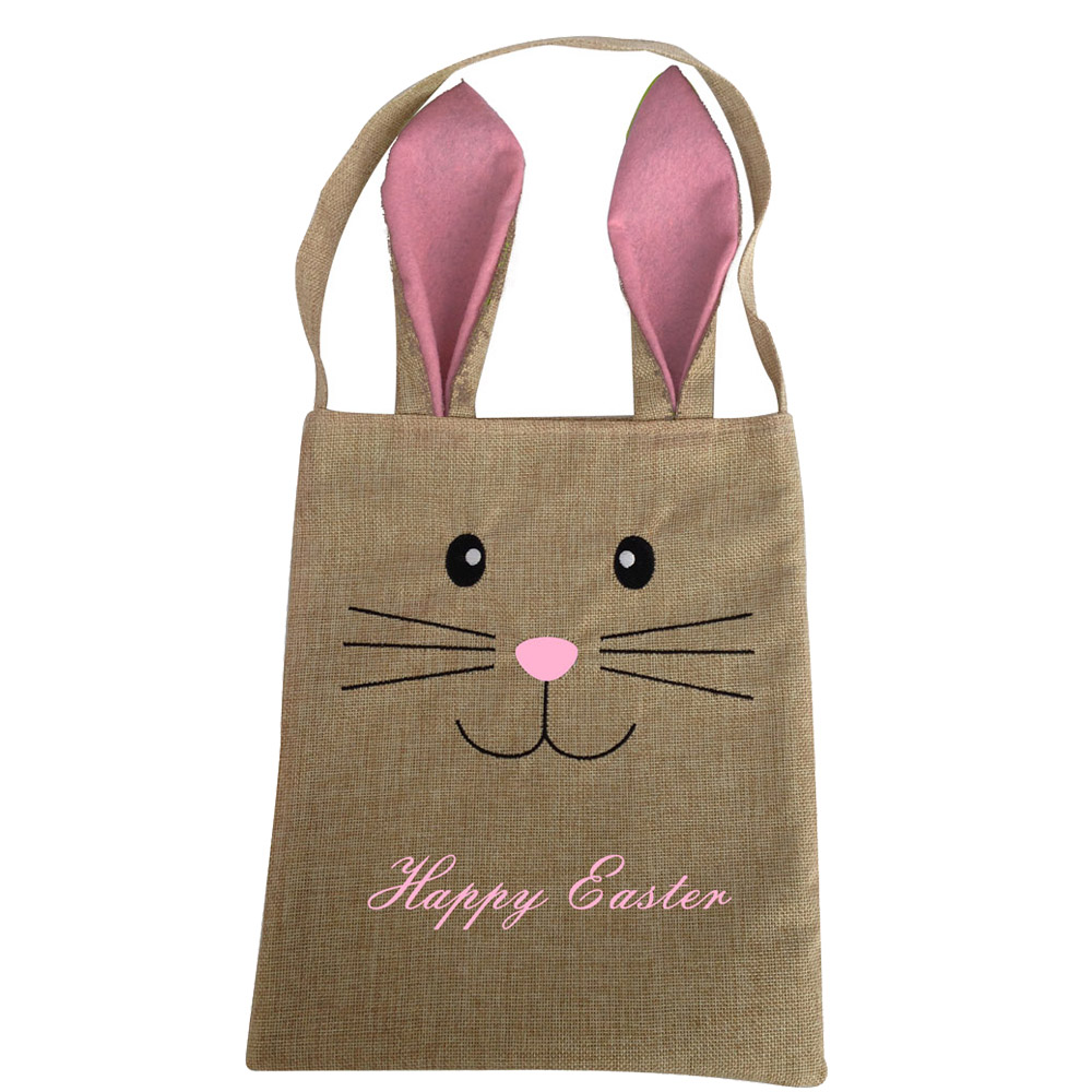 Easter Burlap Bunny Candy Bag