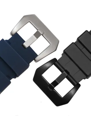 Panerai Rubber Watch Strap - Waterproof Silicone Bands for 20mm, 22mm, 24mm Watches