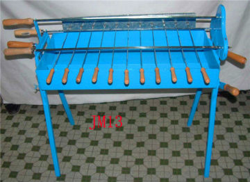 Rotating BBQ Grill With Motor