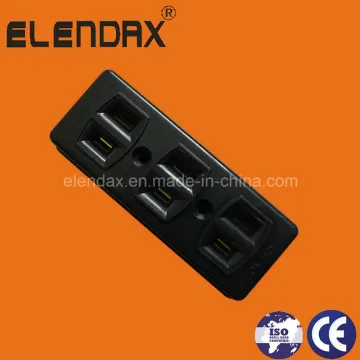 مقبس تمديد PH Std 3-Gang 2-Flat Pin AE6003