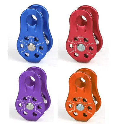 LFEDC Heavy Duty Outdoor Survival Mountaineering Rope Kit with Pulleys