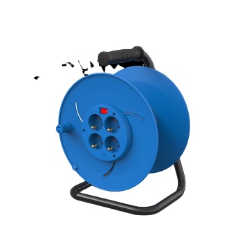 20m & 50m Germany Extension Cord Cable Reel with 4 Individual IP44 Socket Outlets: High-Quality Electrical Reels for Your Convenience
