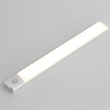 Black Silver 3W Dimmable LED επαναφορτιζόμενο φως αισθητήρα κίνησης