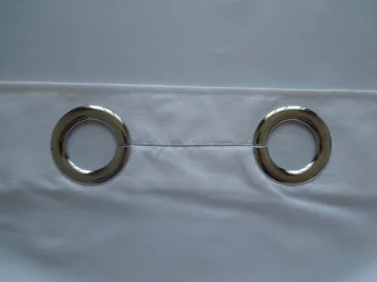 Violet forest new products polyester thick shower curtain hookless