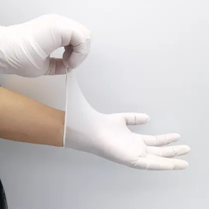 Disposable Nitrile Gloves Black White Medical Nitrile Gloves