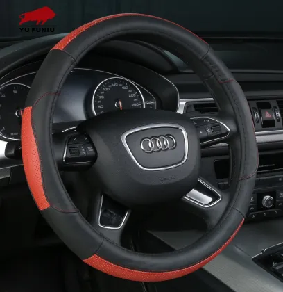 Leather Custom Steering Wheel Cover - Automotive Accessory