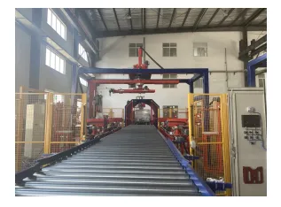 Automatic Pallet Strapping and Wrapping Robot Palletizer Packaging Machine