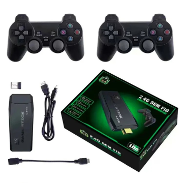 Factory Price M8 2.4G 64GB 4K HD Mini USB Stick Retro Game Console with 20000 Games