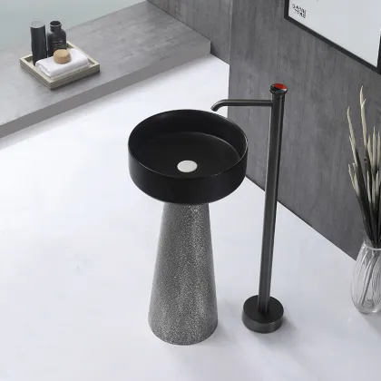Customized Ceramic Wash Basin Bathroom Sinks for Family Apartments