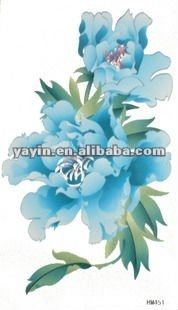 flower Tattoo Sticker