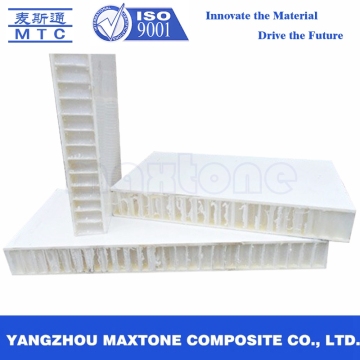 Glossy FRP Fiberglass PP Honeycomb Core Sandwich Panel