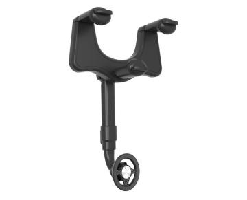 Rearview Mirror Driving Recorder Bracket with DVR/GPS Support, Rotatable and Retractable Car Phone Holder