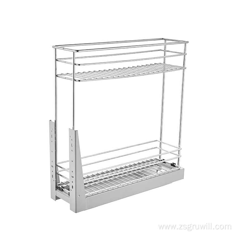 kitchen drawerwire basket in pantry cabinet Pullout Baskets