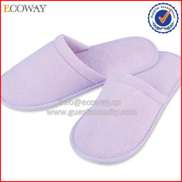 New High Quality Disposable Cotton Towel Hotel Slippers