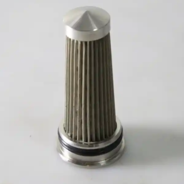 Elemento filtro cono in acciaio inossidabile per accessori per escavatori-Filtro idraulico 20Y-60-31430 con top affilato