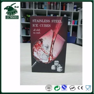 Stainless Steel Chilling Ice Cubes for Whiskey Wine