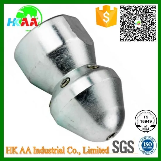 OEM Steel High Volume Drain Cleaning Head - Zinc Plated