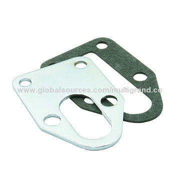 Fuel pump mounting plate, fits mechanical pumps for 265-400 CID/GM small block