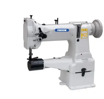 Single Needle Cylinder Arm Compound Feed Heavy Duty Lockstitch Sewing Machine