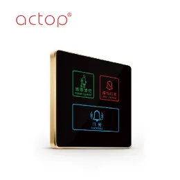 Smart hotel most popular classic style door plate
