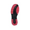 Space Black Red Sandwich Mesh Safety Shoes