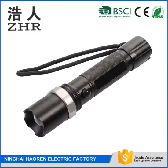 Factory professional led police flashlight