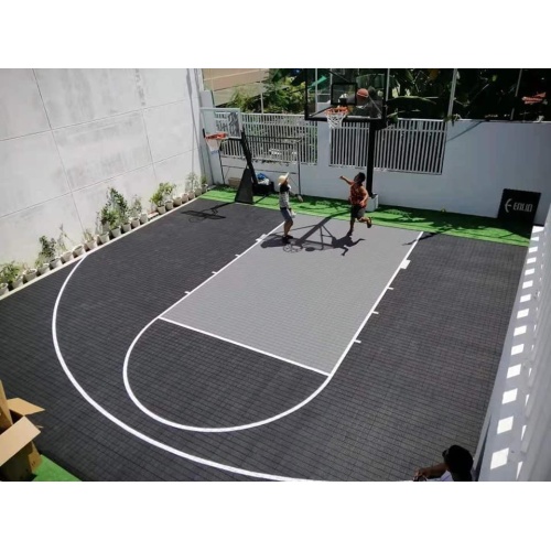 Piso de quadra de basquete ao ar livre de basquete removível