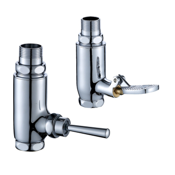 Brass Foot Pedal Toilet Flush Valve: Easy Installation and Wall-Mounted Design