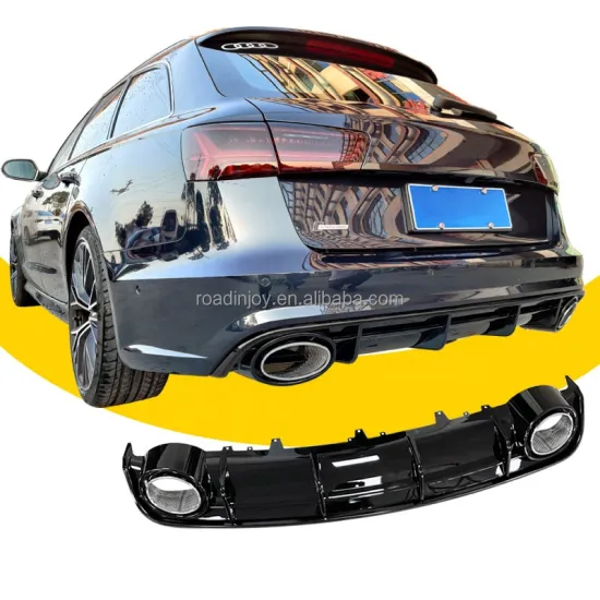 2016-2018 Audi A6 C7 RS6 Rear Accessories: Diffuser Upgrade and Tail Pipe Bumper Kit