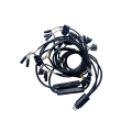 Pulọọgi trailer USB 5-7pin rv iyipo iyipo ti o waring sharproof fun ọkọ ayọkẹlẹ ti o ra RV