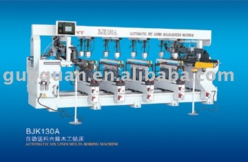 BJK130A Automatic Six Lines Multi-boring Machine
