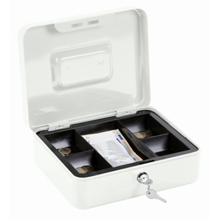 Cash Box with Money Tray and Key Lock