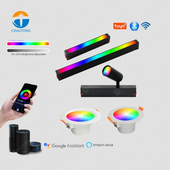 Tuya Smart WiFi Control Dimmable CCT Colour LED Track Light