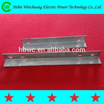 High quality 6mm 8mm thickness galvanized steel electric pole cross arm