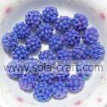 Vente en ligne assorties de perles d&#39;imitation de baies opaques couleur bleue