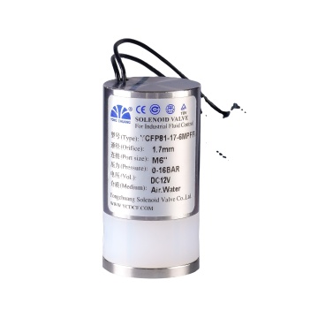 Yongchuang YCFP81/YCFP82ミニチュアPFA高圧化学分離環境監視システム用ソレノイドバルブ